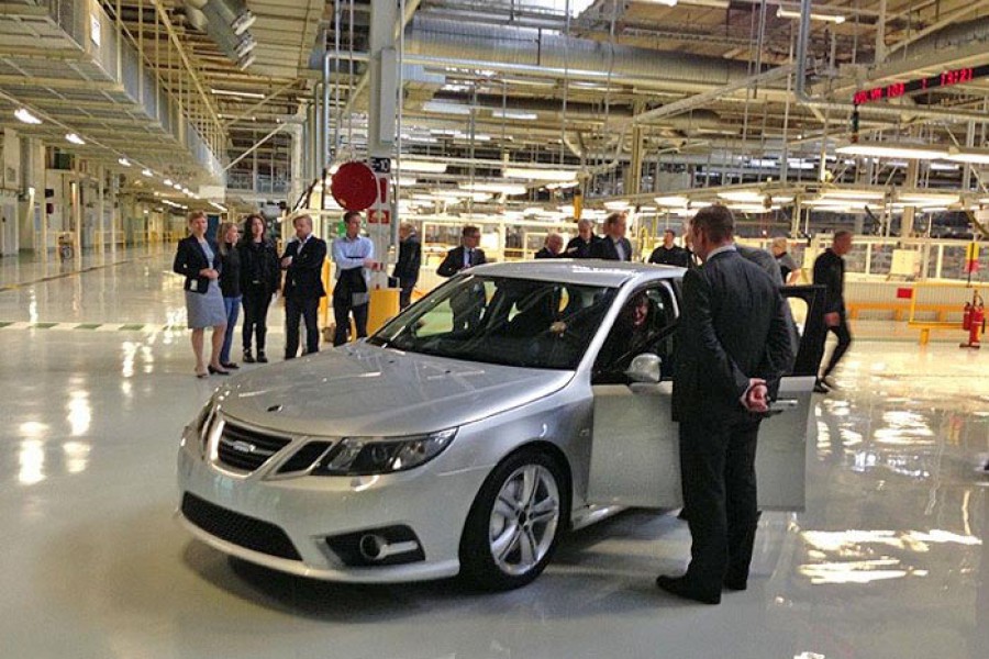 Διακόπτεται ξανά η παραγωγή στο εργοστάσιο της Saab