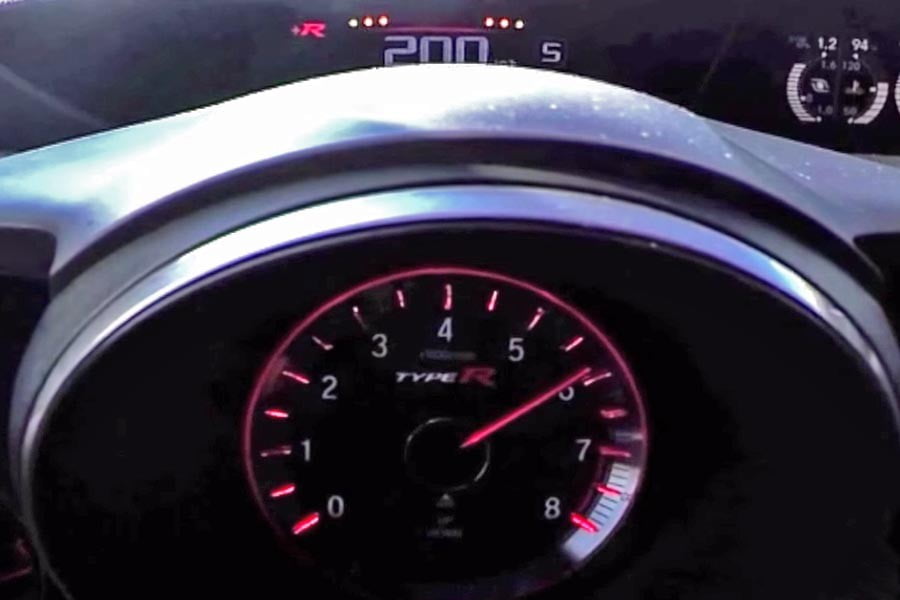 0-200 χλμ./ώρα με το νέο Honda Civic Type R (video)