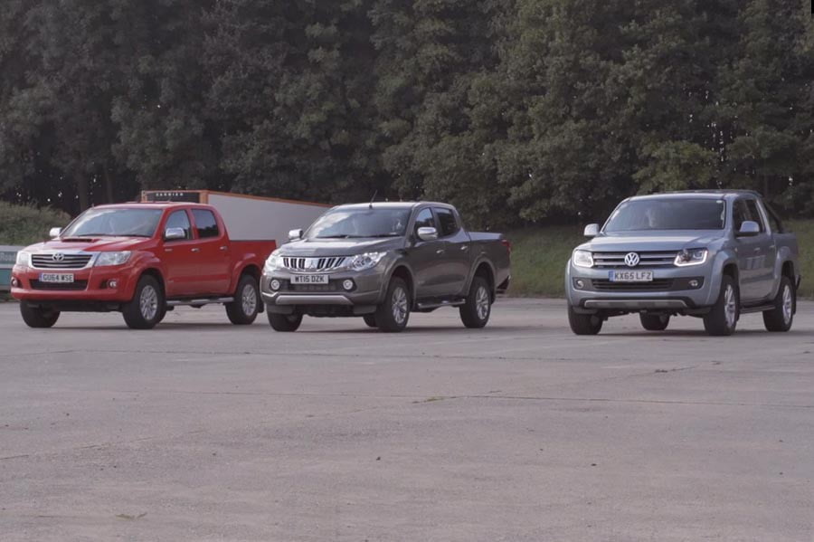 Κόντρα Mitsubishi L200 VS Toyota Hilux και VW Amarok! (video)
