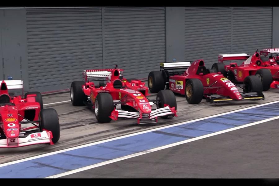 Ηχητική κόντρα μεταξύ Ferrari F1 V6 Turbo, V8, V10 και V12 (video)
