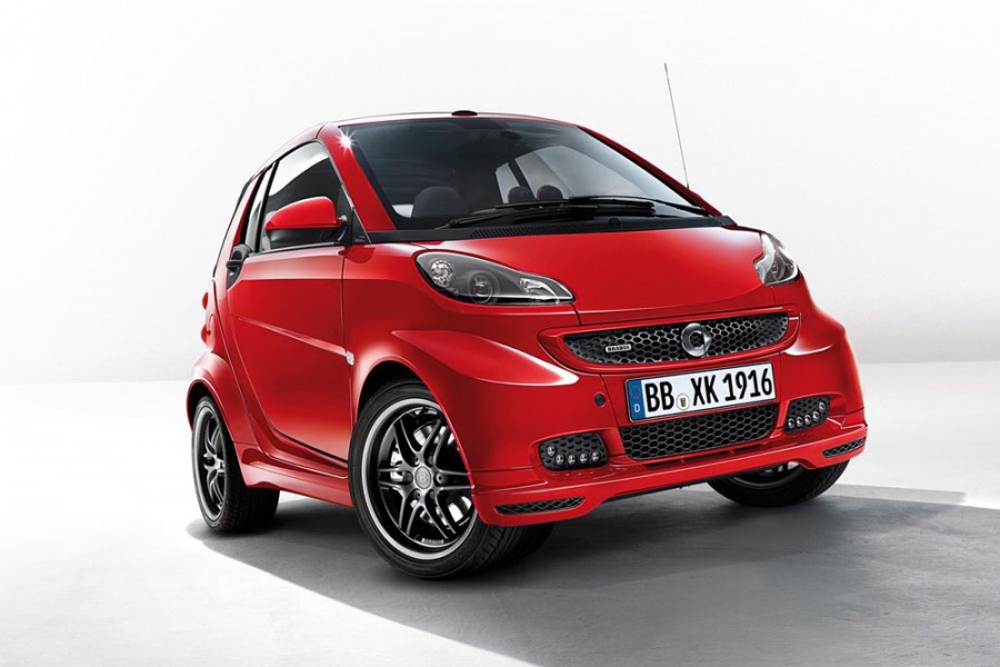 Νέο smart fortwo Brabus Xclusive red edition coupe και cabrio