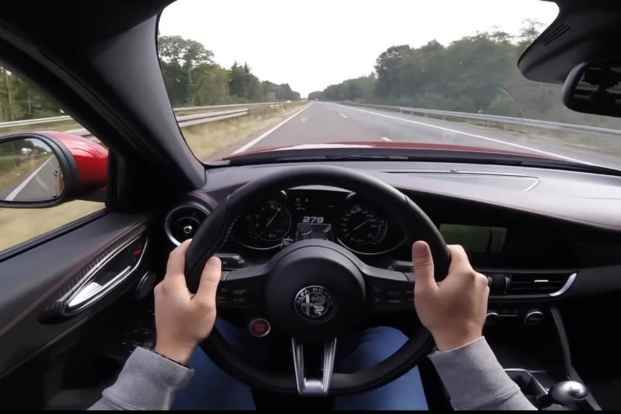 Alfa Romeo Giulia Quadrifoglio vs BMW M3 vs Mercedes C63 AMG (+video)