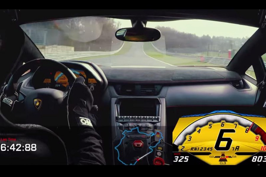 Η Lamborghini Aventador SV “πετάει” στο Nürburgring με χρόνο 6:59