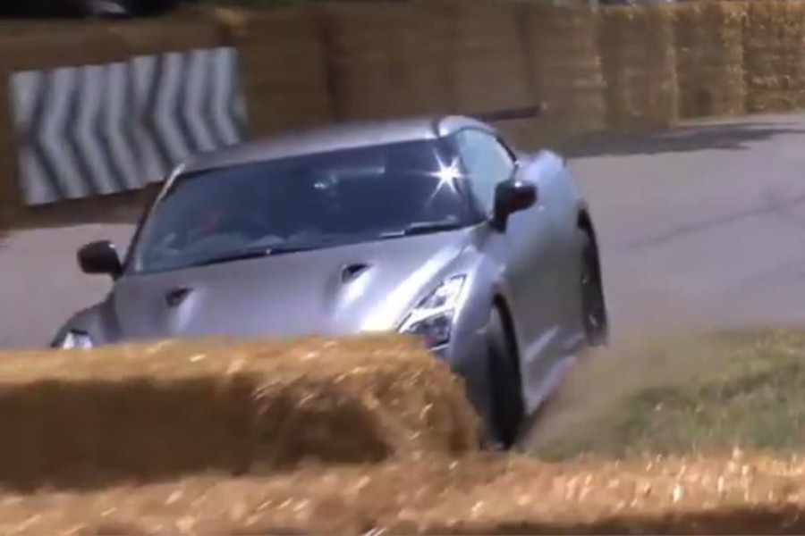 Ατύχημα του Nissan GT-R Nismo με Ολυμπιονίκη οδηγό (video)