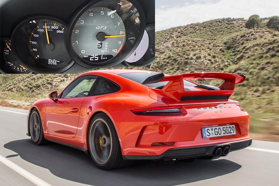 Εντυπωσιακό 0-250 χλμ./ώρα με Porsche 911 GT3 (video)