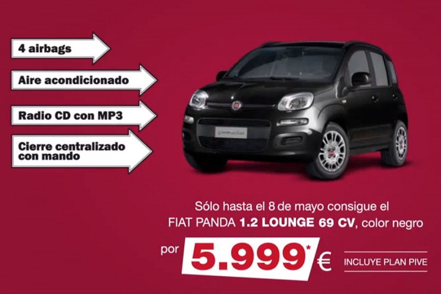 Fiat Panda (νέο) από 5.999 ευρώ!