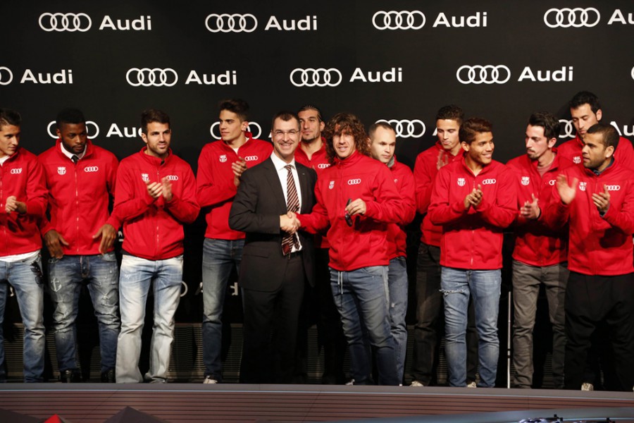 Παραλαβή Audi και για την F.C. Barcelona