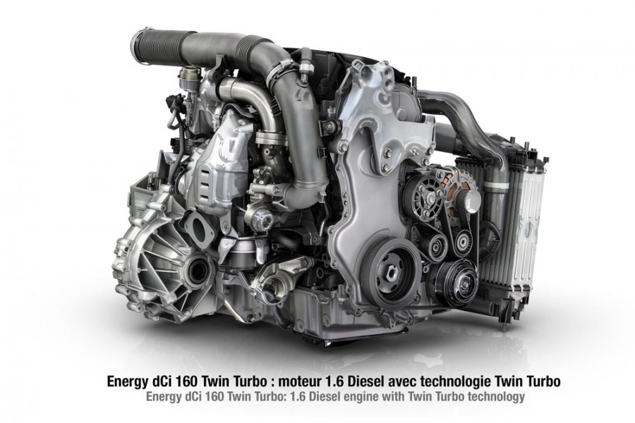 Νέος ντίζελ κινητήρας Renault 1.6 dCi Twin Turbo 160 PS