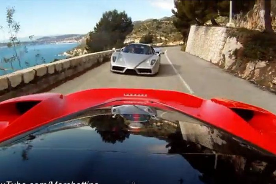 Ξεσηκωτικές Ferrari LaFerrari και Enzo σε ανάβαση (video)