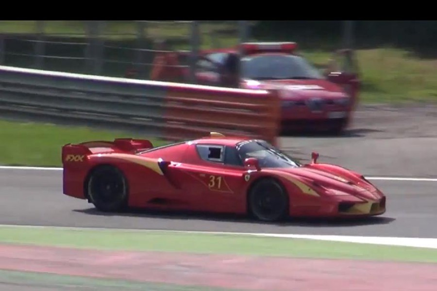 Ηχητική πανδαισία από Ferrari FXX στη Monza (video)