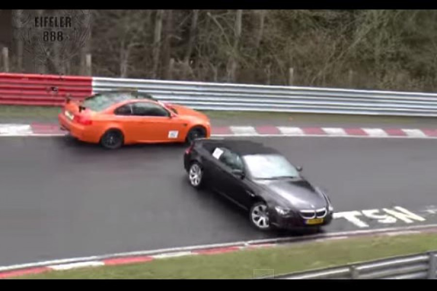 Θεαματικά τετακέ στην ίδια στροφή του Nurburgring (video)