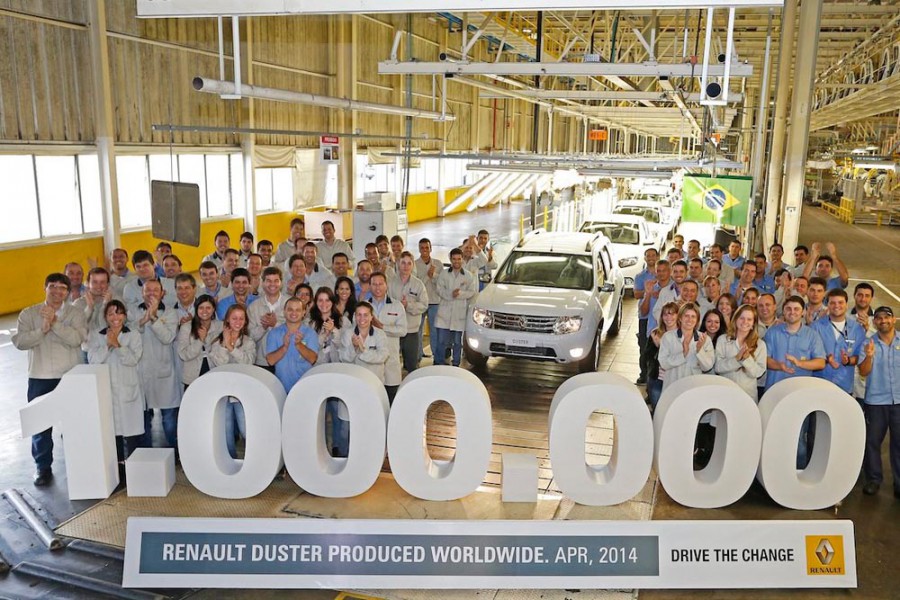 Το Dacia Duster φθάνει τα 1 εκατομμύριο αυτοκίνητα σε 4 χρόνια