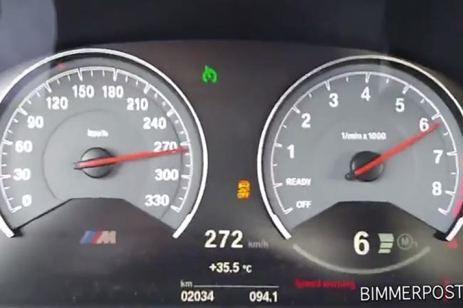 Ακούστε τη νέα BMW M3 να φτάνει τα 280 χλμ./ώρα (video)