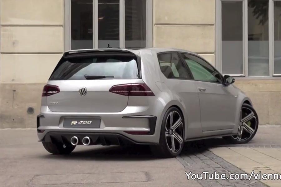 To Volkswagen Golf R 400 ακούγεται «αγριεμένο» (video)