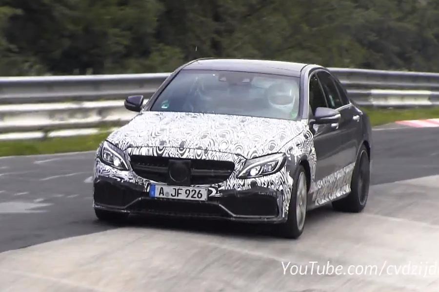 Η νέα Mercedes C 63 AMG «πυροβολεί» στο Nürburgring (video)