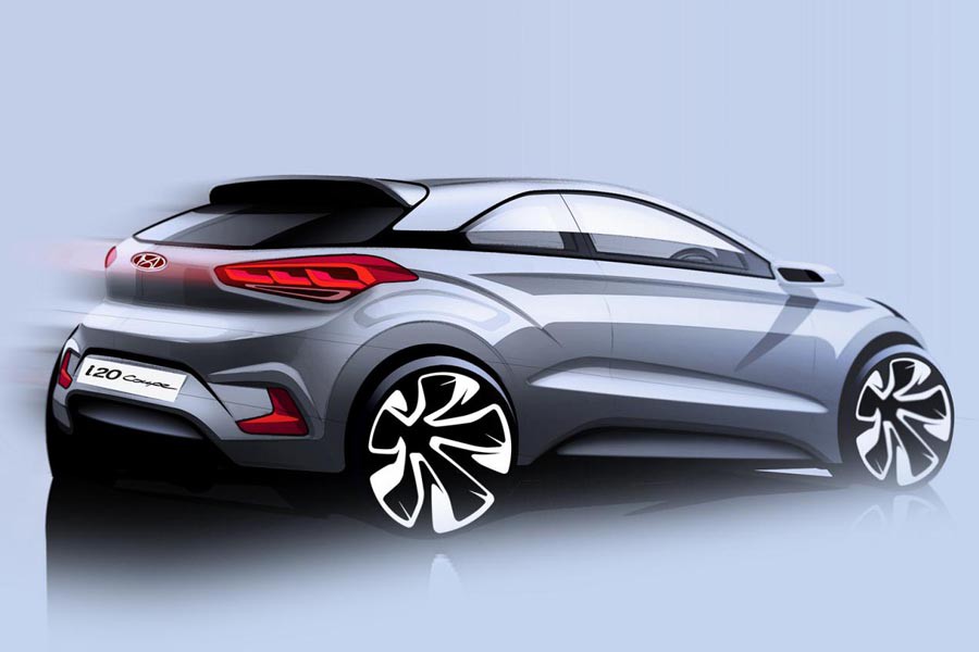 Νέο Hyundai i20 Coupe με 3θυρο σπορτίφ σχεδίασης αμάξωμα