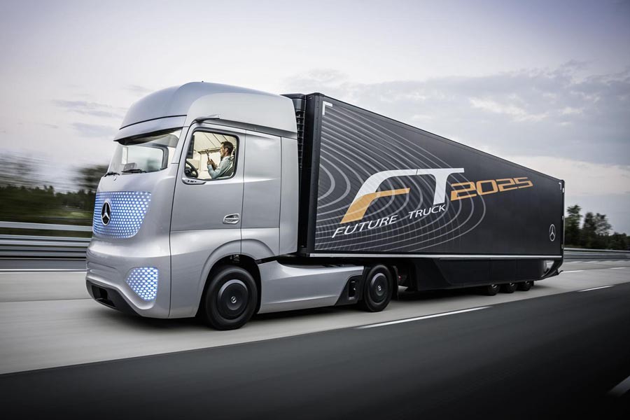 Mercedes Future Truck 2025 με τεχνολογία αεροσκάφους