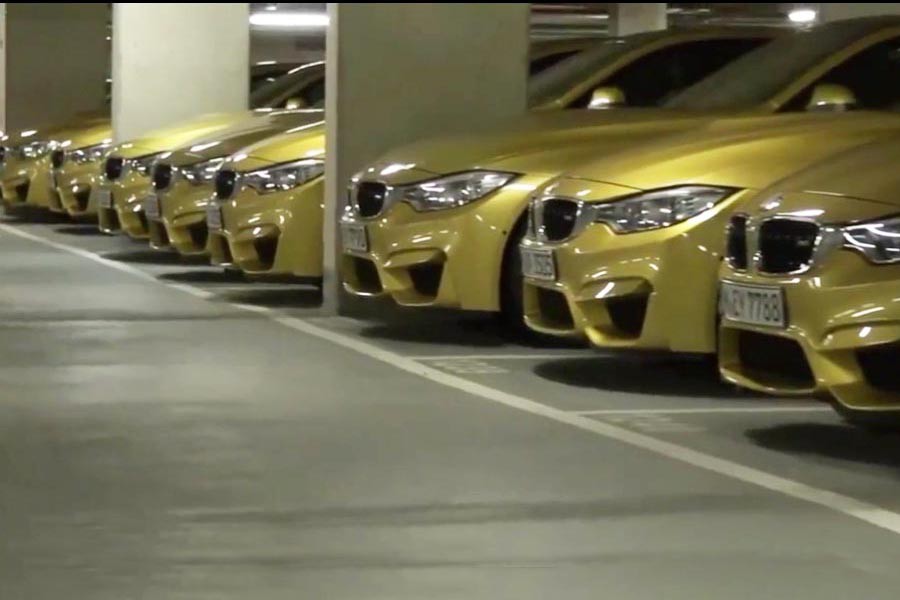 Ονειρεμένο πάρκινγκ με 23 BMW M4 και 5 BMW M6! (video)