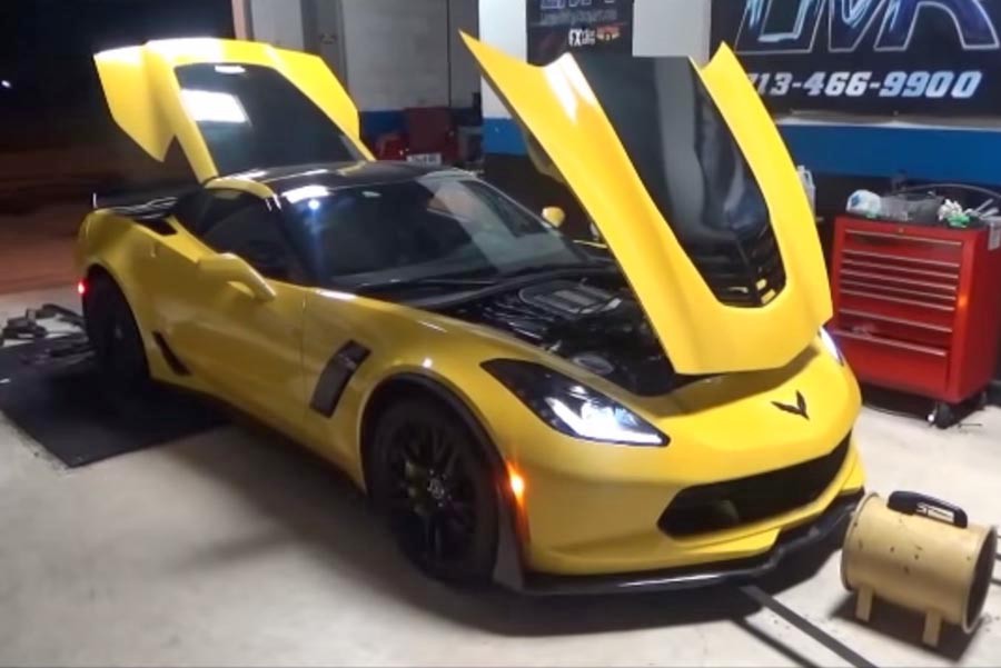 Δυναμομέτρηση Corvette Z06 με 743 HP στους τροχούς! (video)