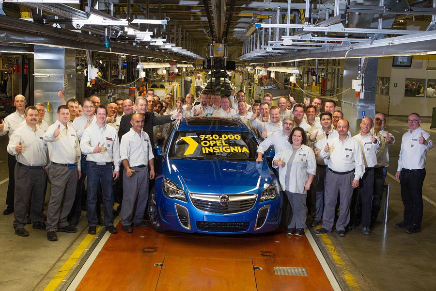 Επέτειος παραγωγής 750.000 Opel Insignia από το 2008