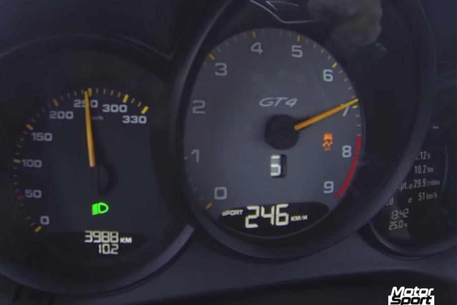 0-246 χλμ./ώρα με νέα Porsche Cayman GT4 (video)