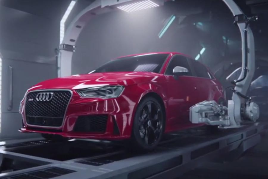 Η γέννηση του Audi RS 3 Sportback μέσα από το νέο R8! (video)