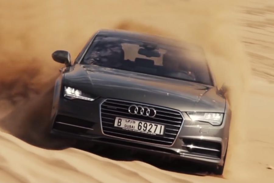 Audi A7 Sportback σκάβει τους αμμόλοφους του Ντουμπάι! (video)