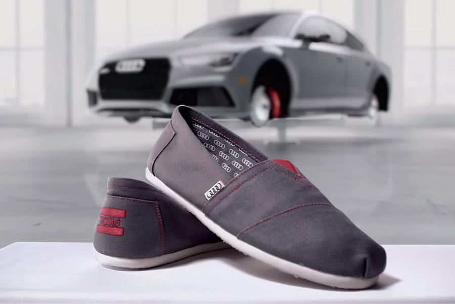 Δώρο παπούτσια Toms με κάθε αγορά ή μίσθωση ενός Audi