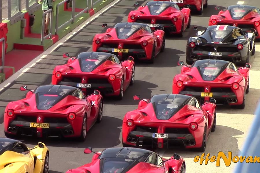 Συγκέντρωση με 50 Ferrari προκαλεί έντονες παραισθήσεις! (video)