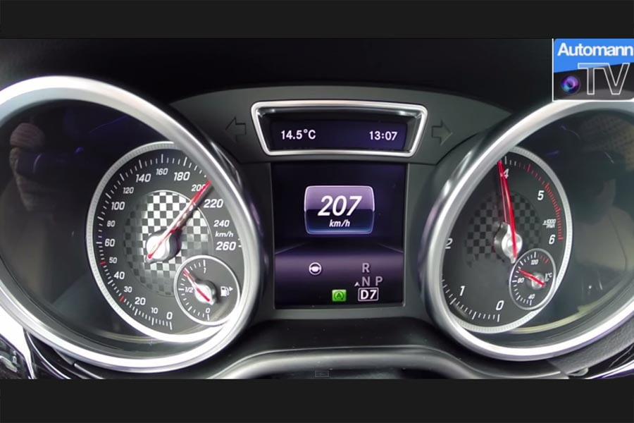 0-200 χλμ./ώρα με Mercedes GLE 350 d 9G-TRONIC (video)
