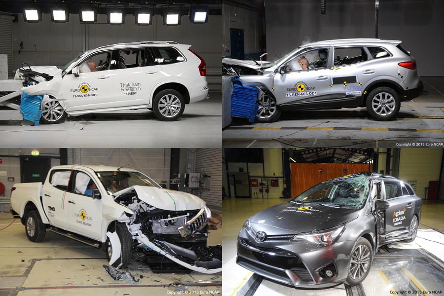 Νέα crash tests από το Euro NCAP σε εννέα μοντέλα (+videos)