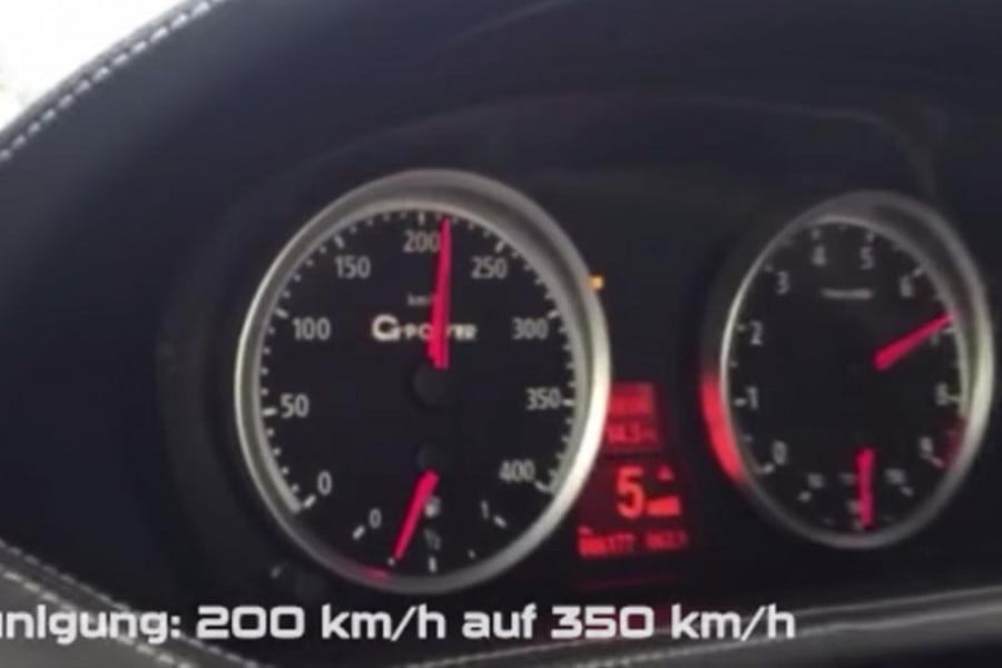 Επιτάχυνση 200-350 χλμ./ώρα με BMW M6 1.001PS! (video)