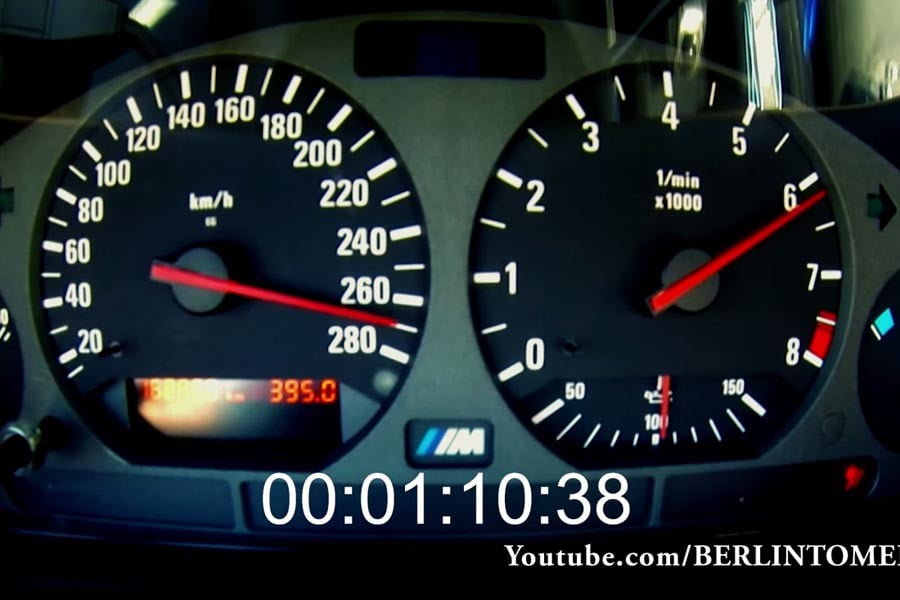 BMW M3 20ετίας επιταχύνει στα 0-270 χλμ./ώρα (video)