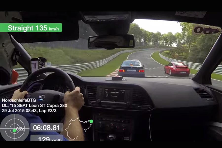 SEAT Leon Cupra “καταδιώκει” BMW M3 E36 στο Ring (video)