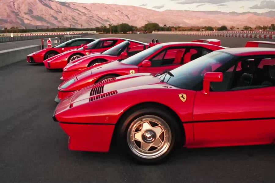 Kόντρες με Ferrari 288 GTO, F40, F50, Enzo και LaFerrari! ( video)