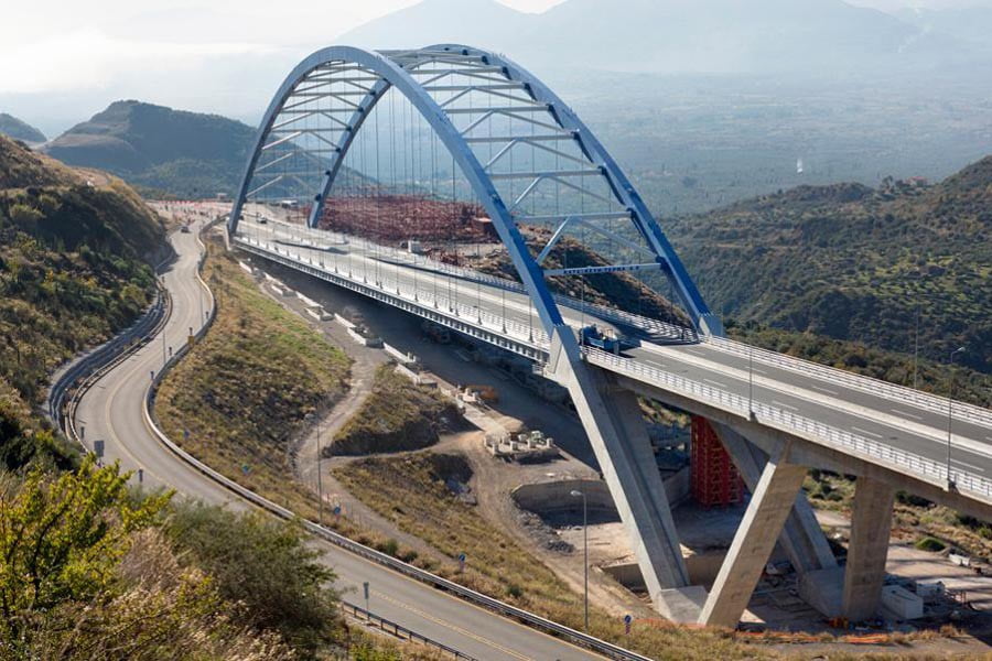 Ολοκλήρωση της Τοξωτής Γέφυρας Τσακώνας
