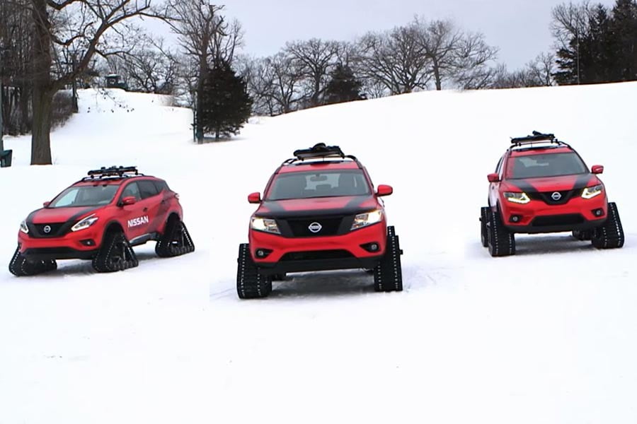 Χειμερινές «πολεμικές μηχανές» Nissan Winter Warrior crossovers