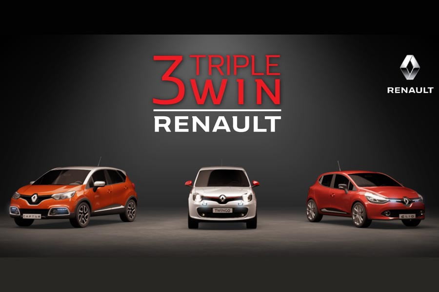 Renault Triple Win με οφέλη για όλα τα Renault!