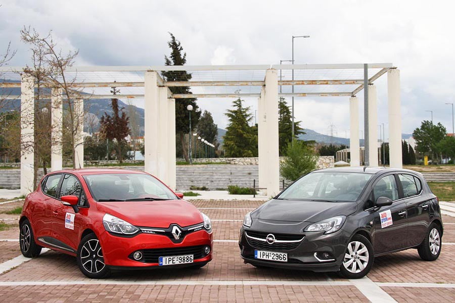 Συγκριτικό Renault Clio 1.5 dCi 90hp vs Opel Corsa 1.3 DTE 95hp