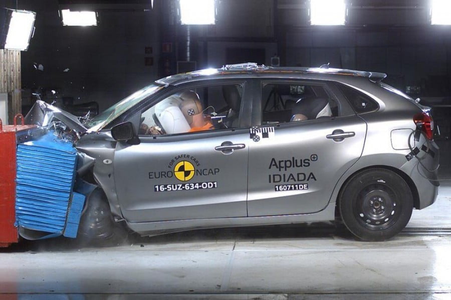 3 αστέρια το Suzuki Baleno στις δοκιμές του Euro NCAP (+videο)