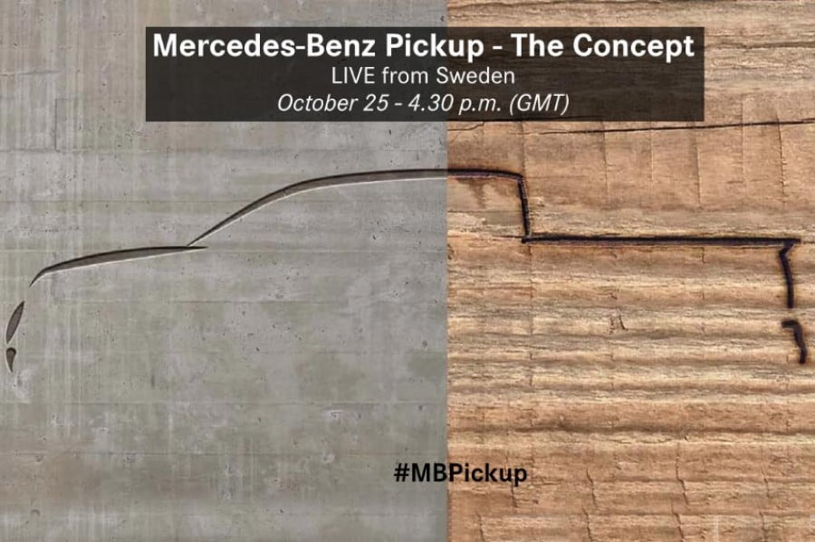 Αποκάλυψη του νέου Mercedes pickup στις 25 Οκτωβρίου