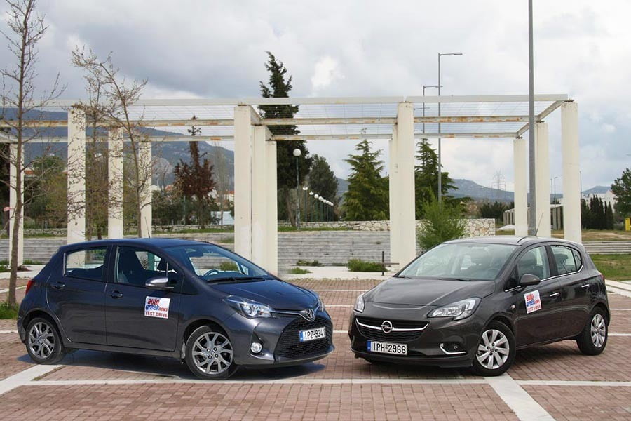 Συγκριτικό Toyota Yaris diesel VS Opel Corsa diesel