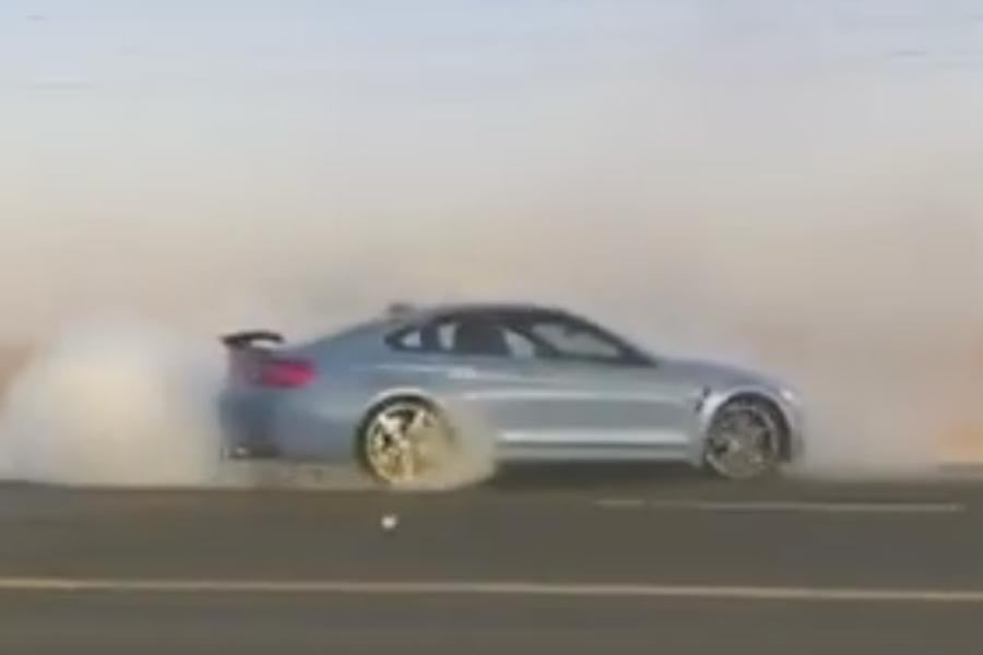 BMW M4 δεν ισιώνει πουθενά και σκορπάει πανικό… (+video)