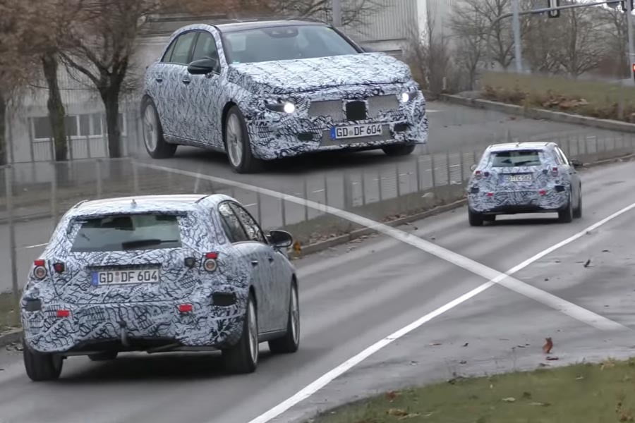 Παπαράτσι «συνέλαβε» δύο νέες Mercedes A-Class (video)