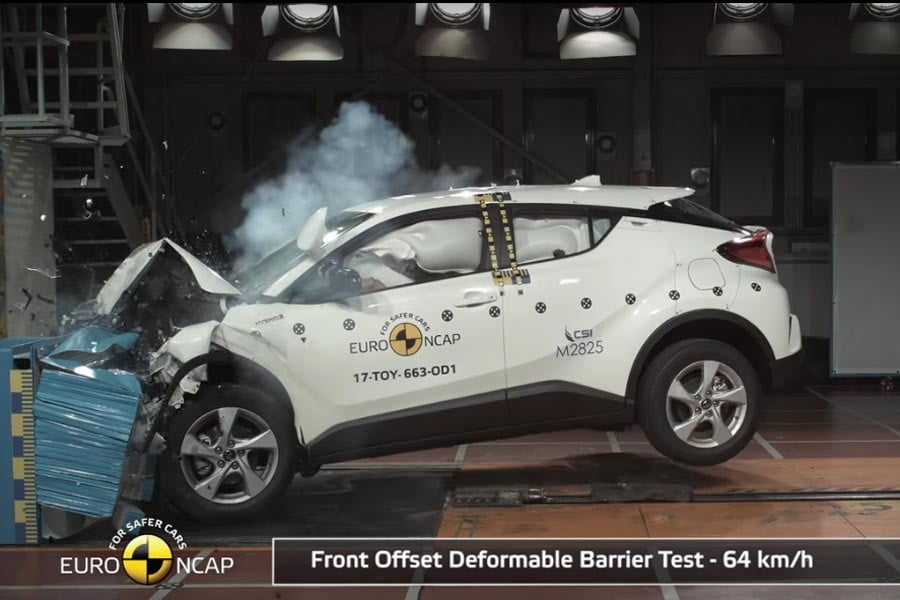 Πως τα πήγε το Toyota C-HR στις δοκιμές πρόσκρουσης; (+video)