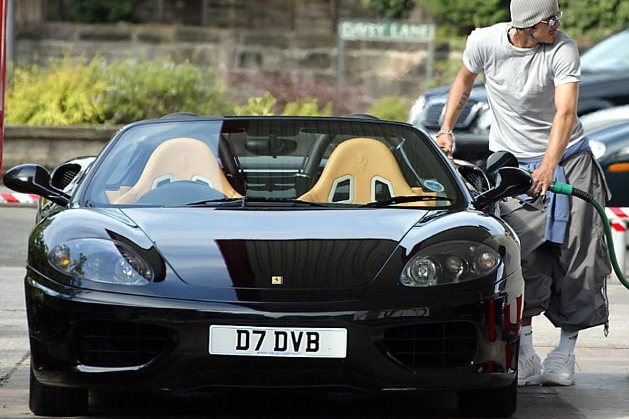 Στο σφυρί η Ferrari 360 Spider του David Beckham