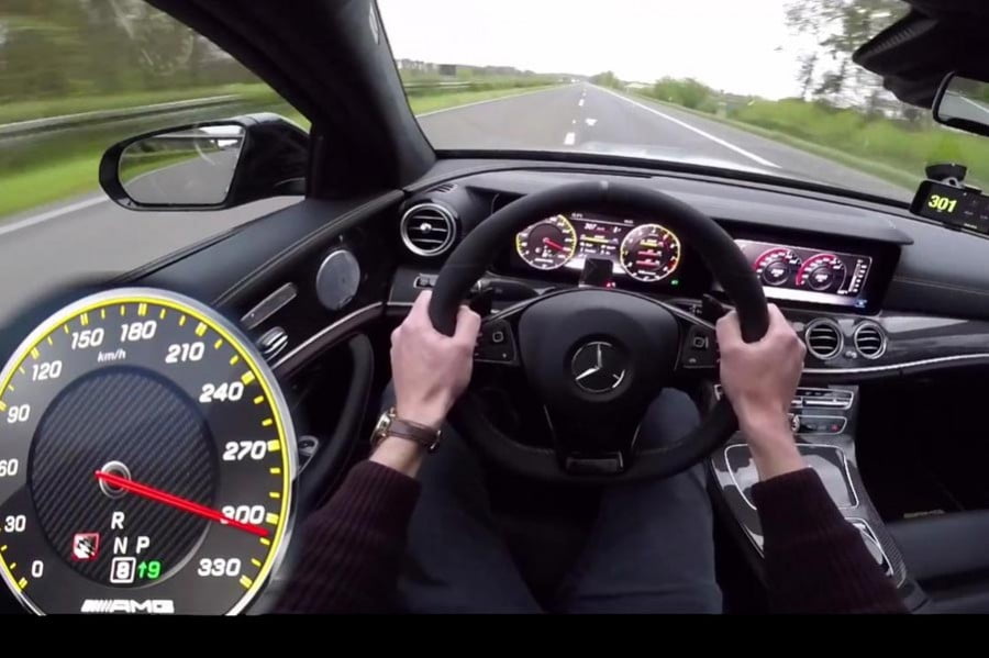 0-300 χλμ./ώρα με Mercedes-AMG E 63 S (video)