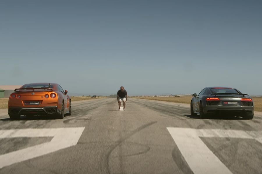 Μπορεί το Nissan GT-R να τα βάλει με το Audi R8 V10 Plus; (+video)