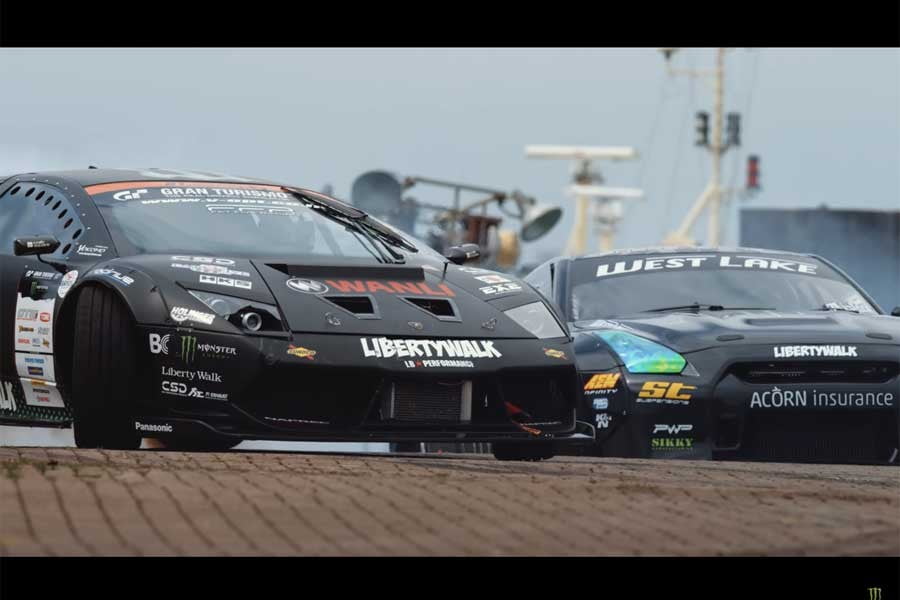 Το απόλυτο drift battle ανάμεσα σε Lambo και GT-R (+video)