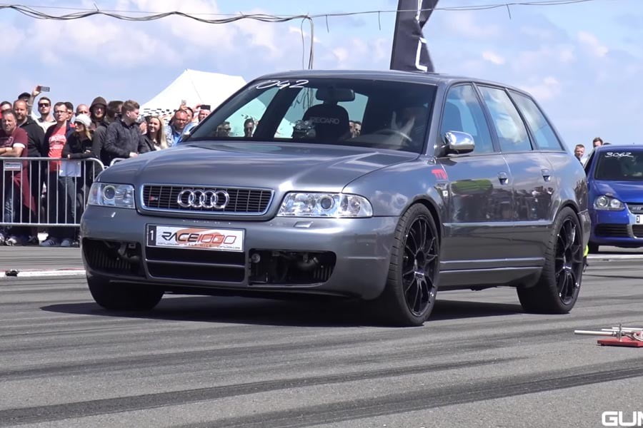 0-300 χλμ./ώρα με Audi S4 B5 ισχύος 1.200 ίππων! (video)